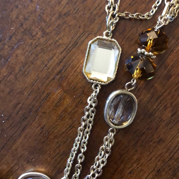 3/$15 Topaz and Gold Necklace - Picture 2 of 2